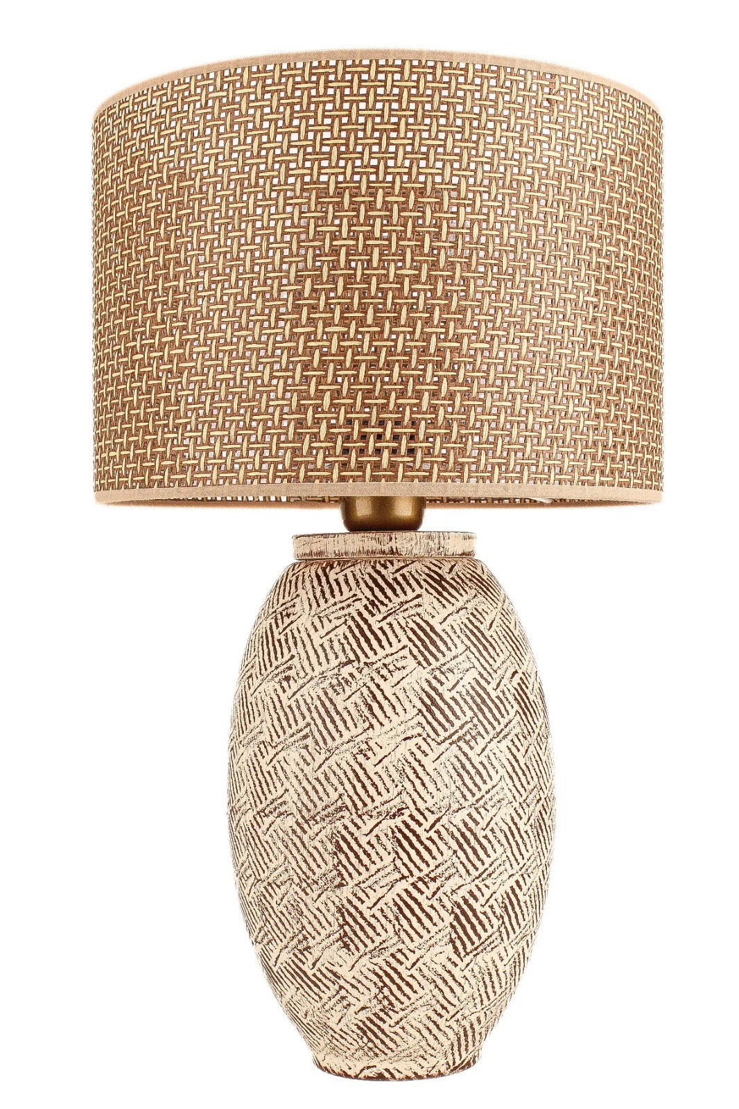 Stona lampa YL652 Braon, Krem, Hrast