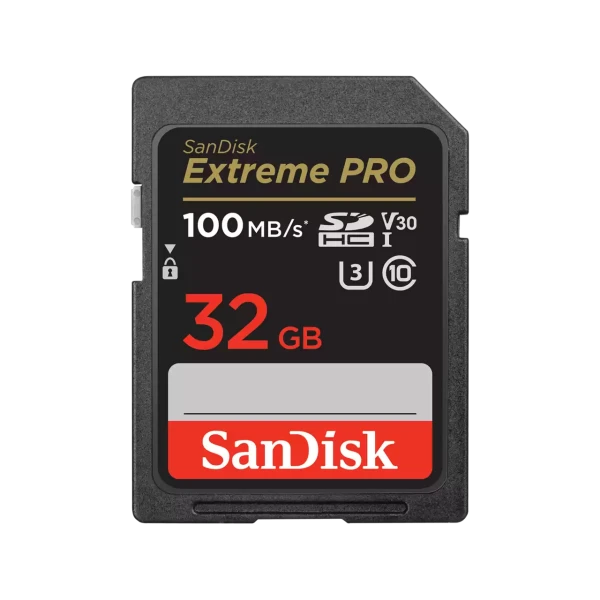 SanDisk SDHC 32GB Extreme Pro 100MB/s V30 UHS-I U3