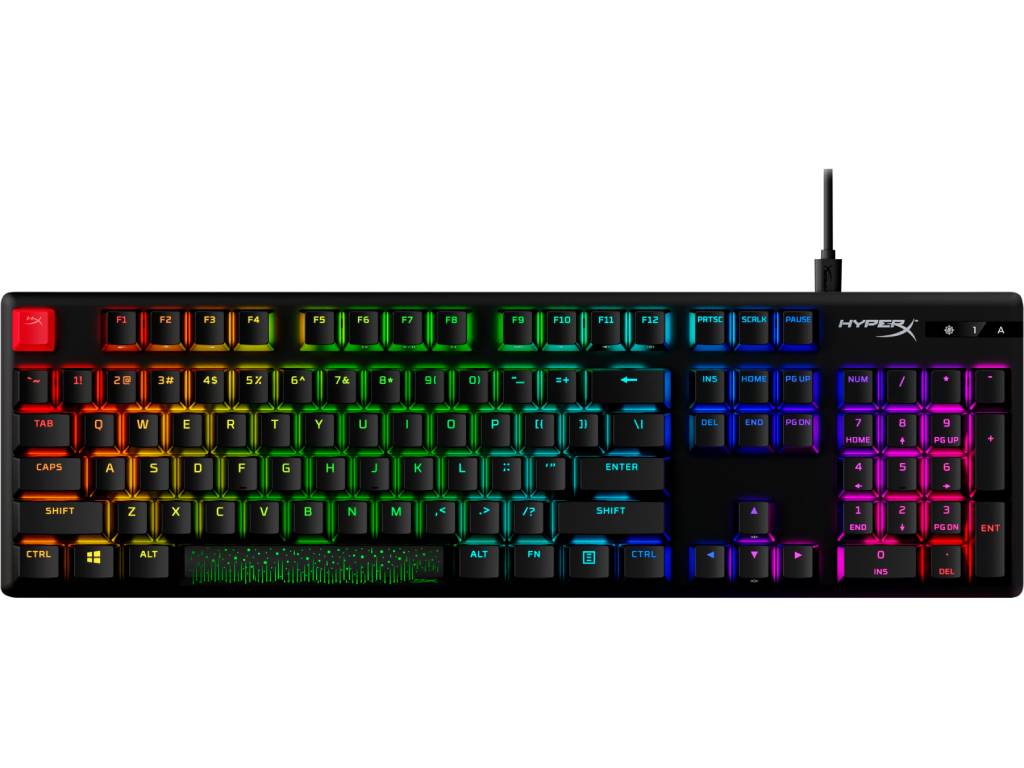 Tastatura HYPERX Alloy Origins PBT - Red Linear Mehanicka/crna