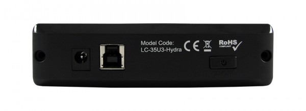 HDD Rack LC Power 3.5" LC-35U3-Hydra SATA HDD/SSD USB3.0, crni