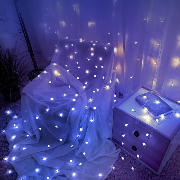 Lampice za jelku sa 100 hladno belih LED dioda 10m