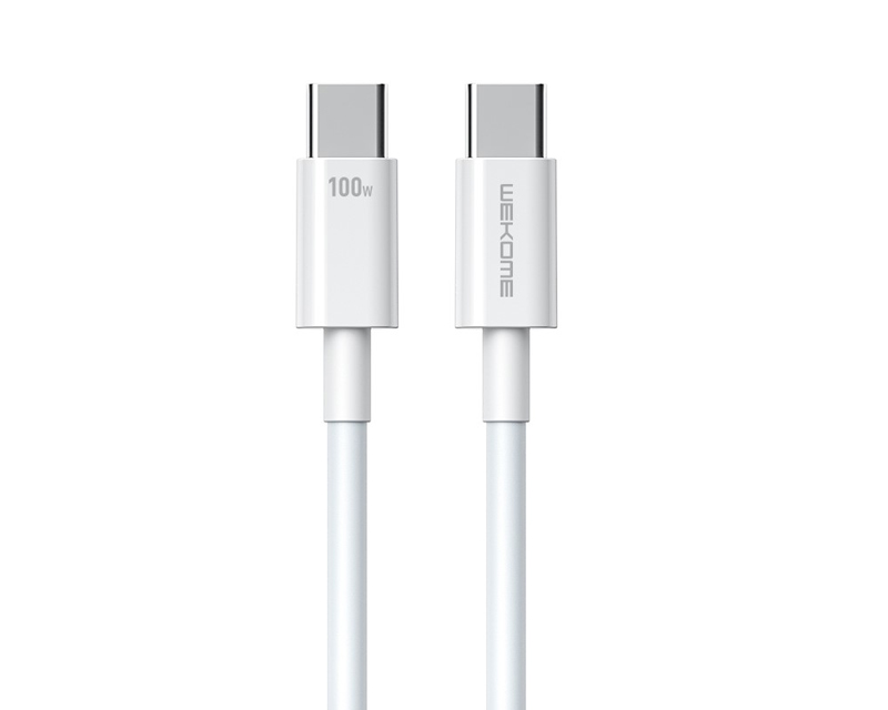 WDC-182 Kabl 3.1 USB tip C M/M 1m, za Superbrzo punjenje 100W/480Mbps, beli