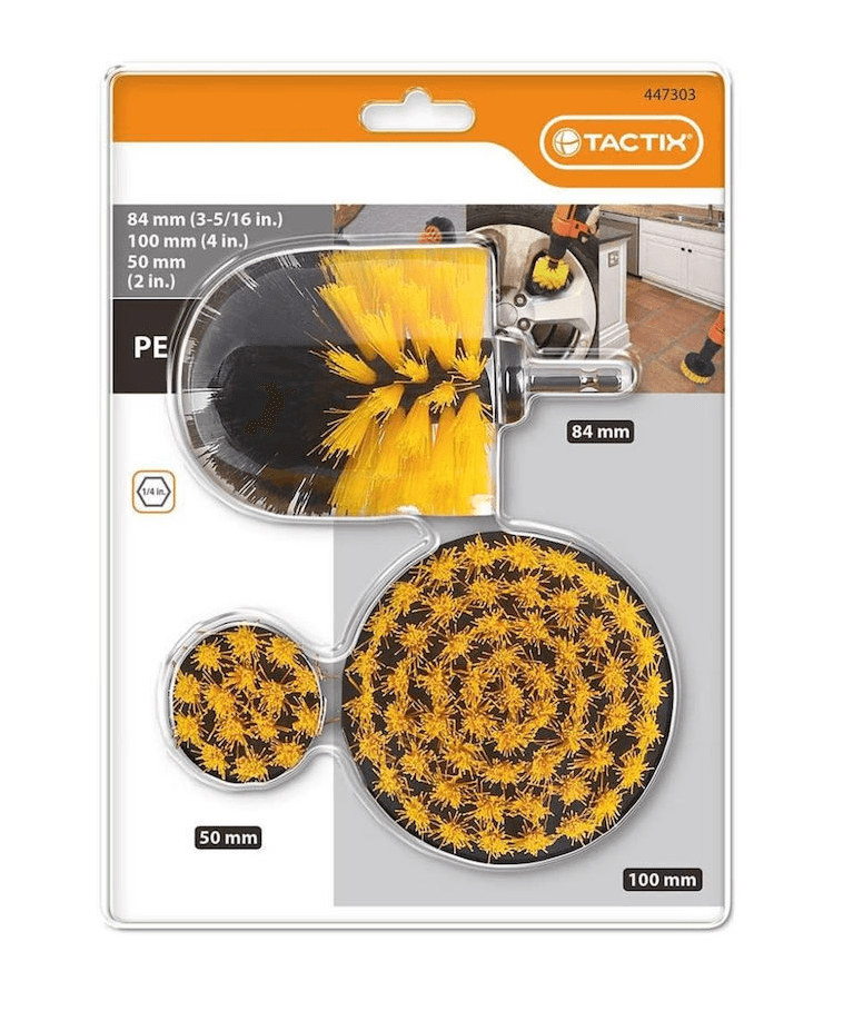 TACTIX Set četki za bušilicu 3/1 TX447303