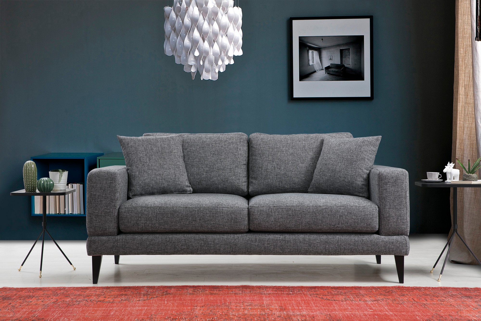 Dvosed Nordic 2 Seater Tamno siva
