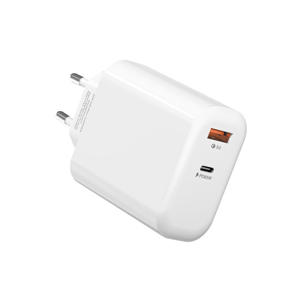 Strujni adapter S-link SL-EC69 65W PD 45W/QC 18W USB-C/USB-A Brzo punjenje