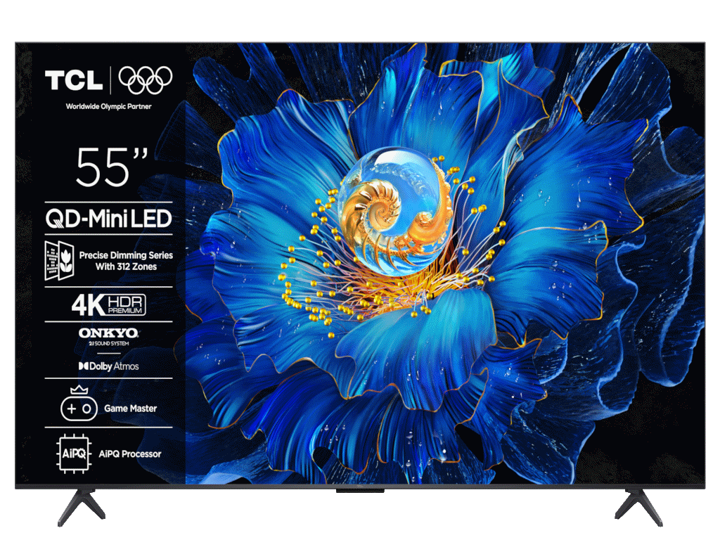Televizor TCL 55C6KS/MiniLED/55"/4K/60Hz/Google TV/crna