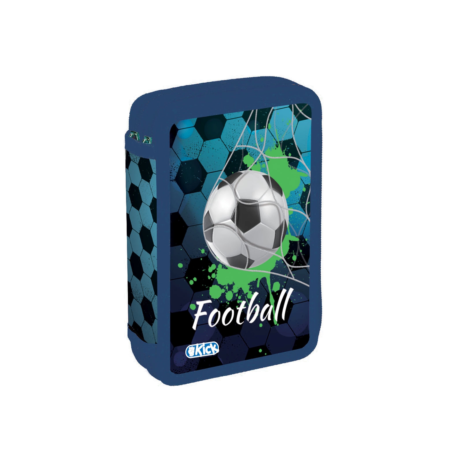 PERNICA SA 2 ZIPA, 600D, 19X12X4CM - PUNA - FOOTBALL