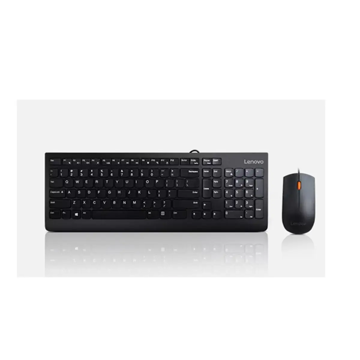 Tastatura+miš Lenovo 300 žični set US/103P crna
