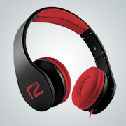 READY2MUSIC Headset Inspiria, black/red