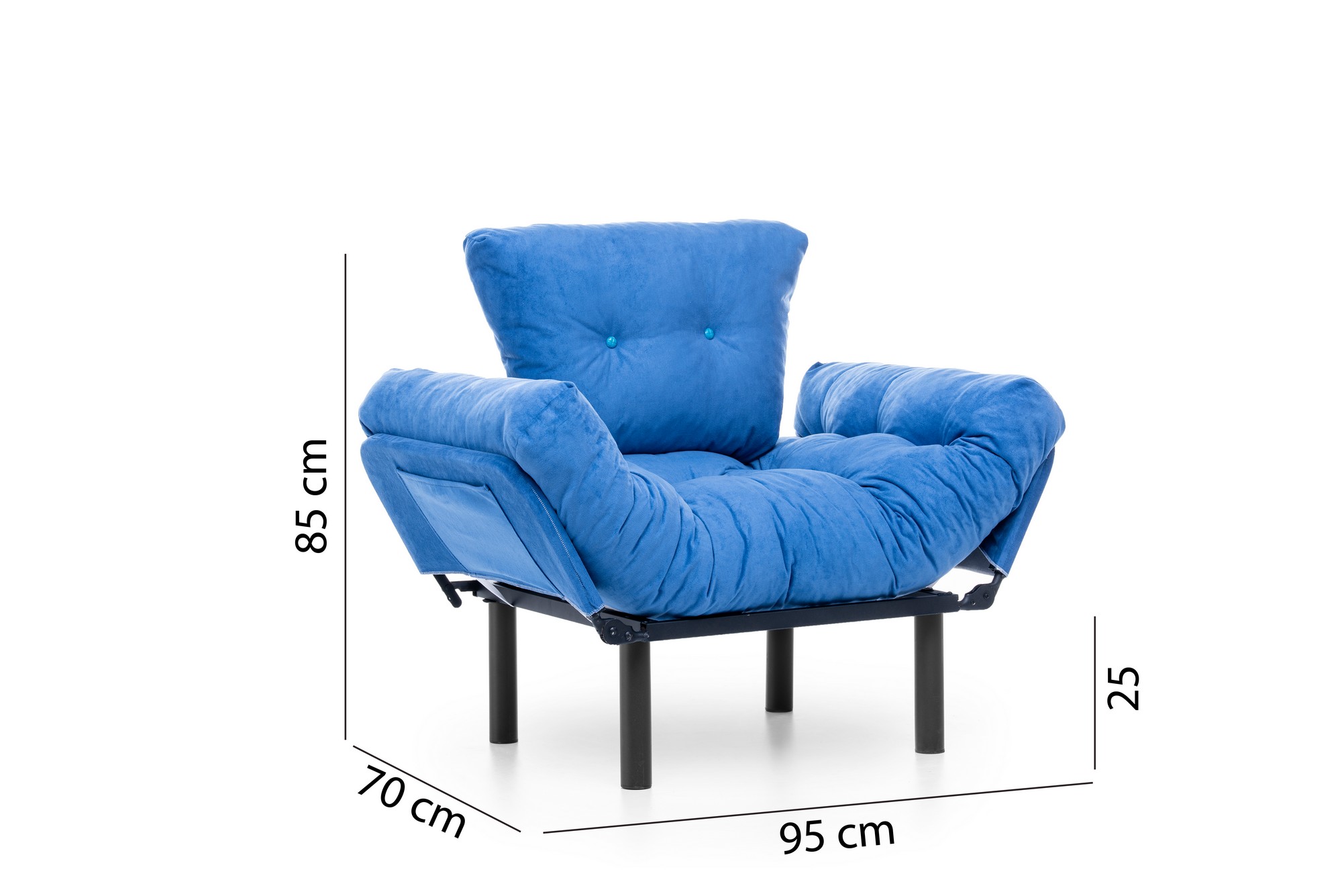 Fotelja Nitta Single - Plava