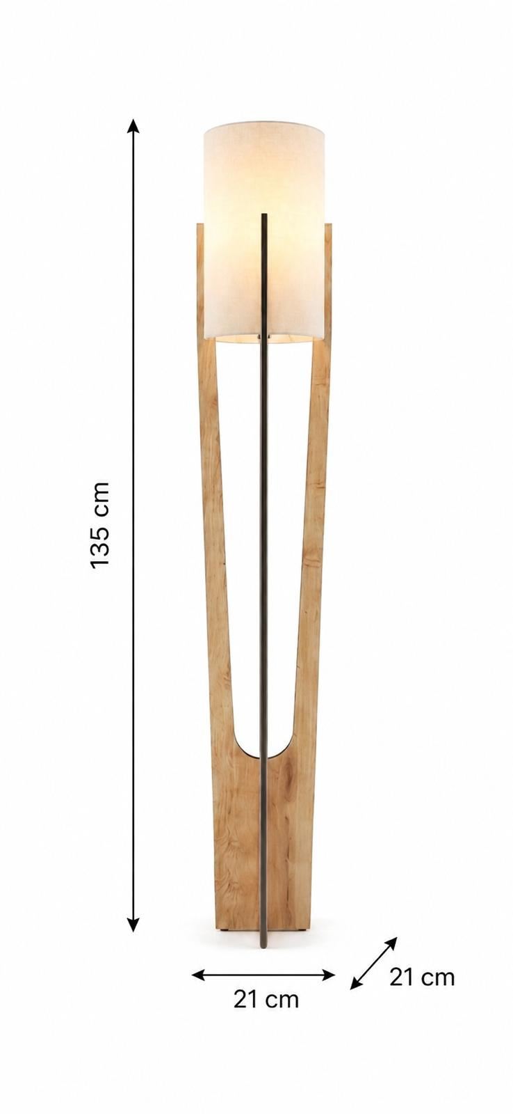 Podna lampa Minimalist - Hrast
