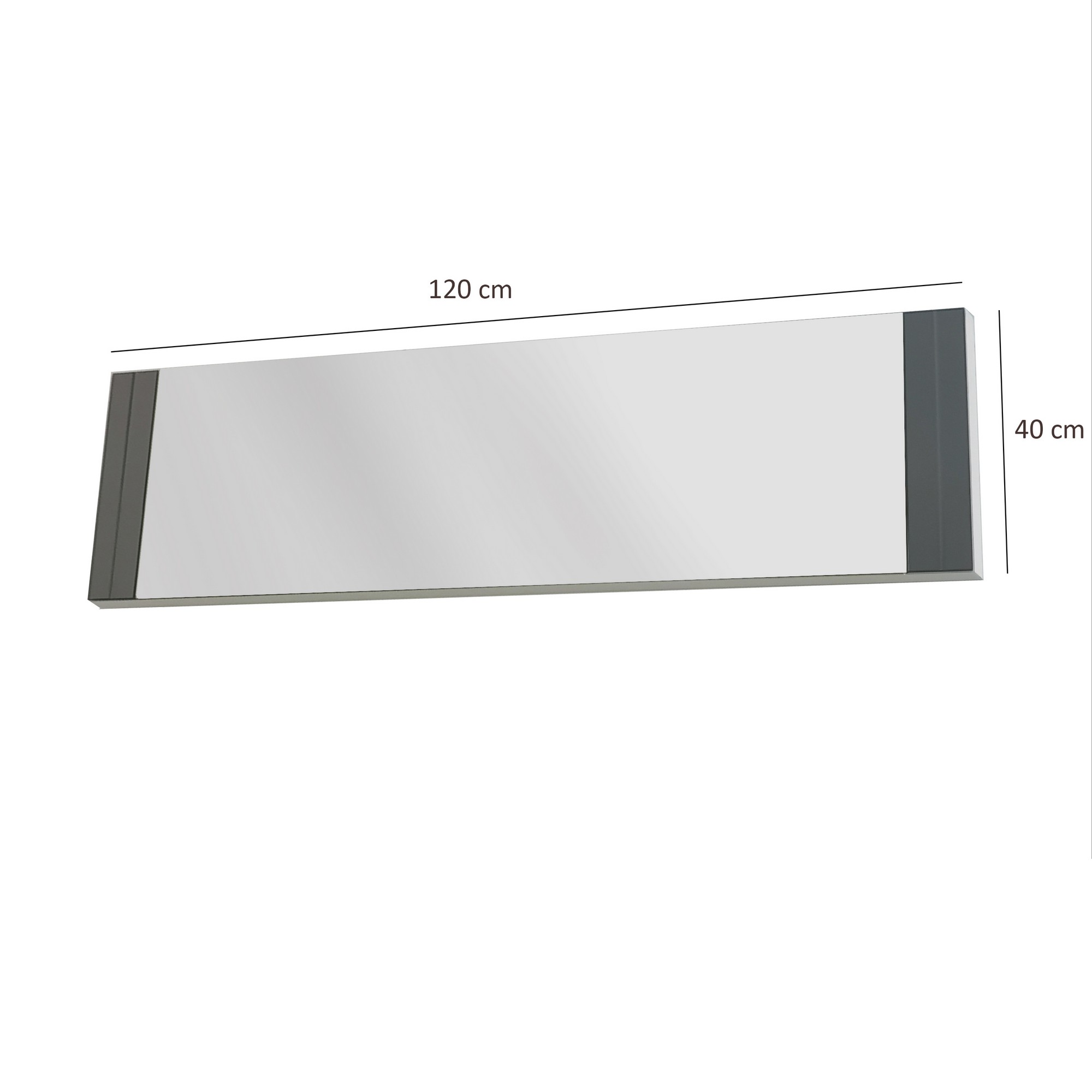 Ogledalo A351 Bela