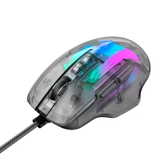 Havit USB miš MS1011SE transparent crna