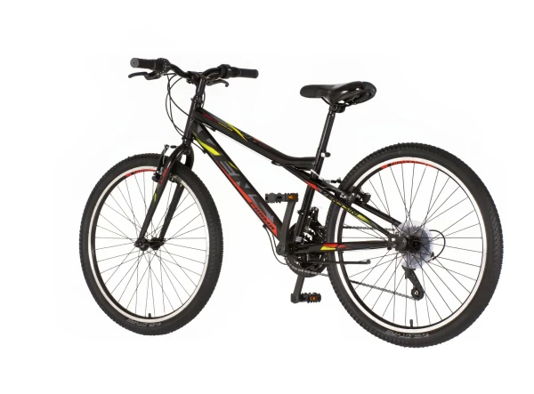 Dečija bicikla Venssini Junior Parma 24/V-brake kontra/18 brzina/crno-crvena perla