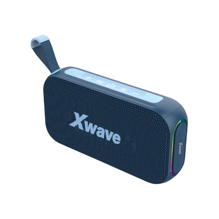 Xwave bluetooth zvučnik v5.3/TWS/16W/USB-C/Aux-Line In/2400mAh (plavi)