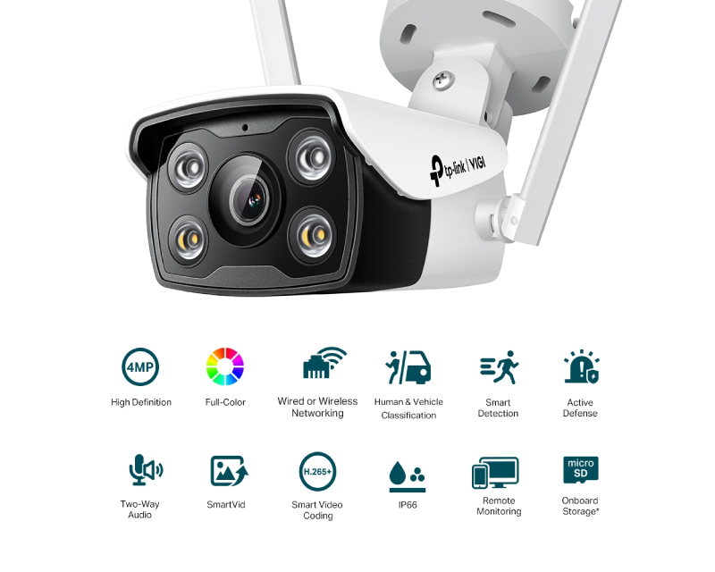 VIGI C340-W Bullet kamera WiFi Full-Colour 4mm IR30m