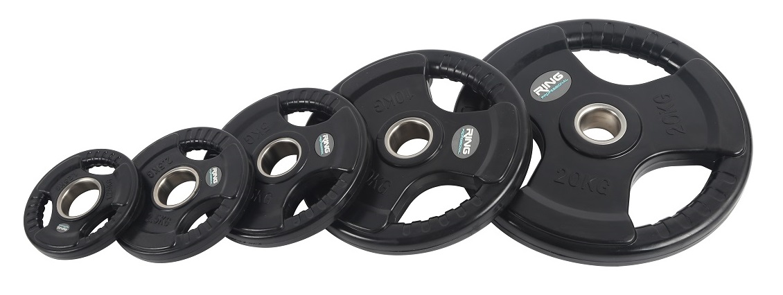RING Olimpijski tegovi gumirani 2x20 kg-RX WP015-20