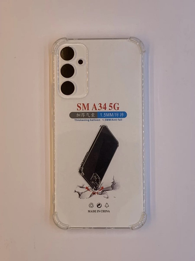 Samsung A34 transparent sa ojačanim ivicama