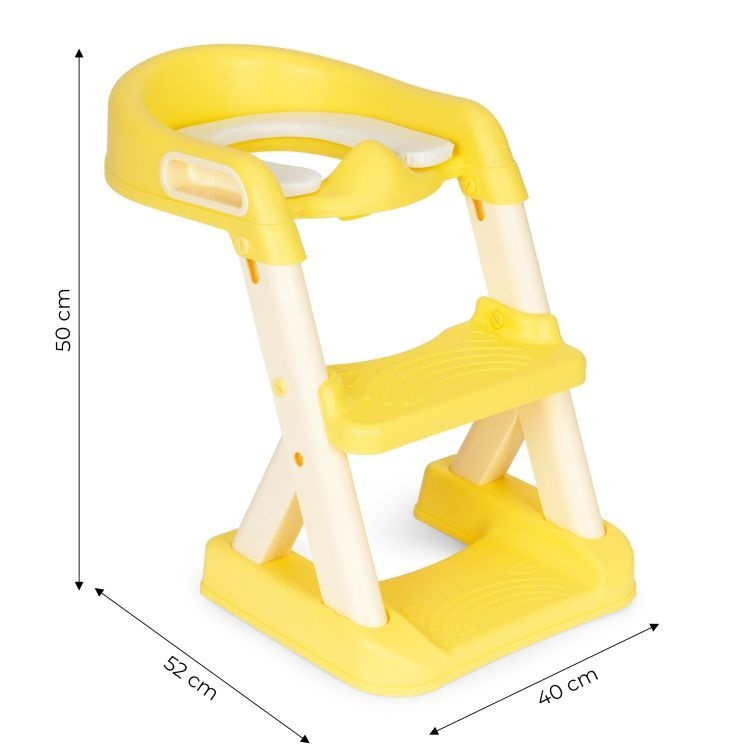 ADAPTER ZA WC ŠOLJU SA STEPENIKOM ECOTOYS YELLOW
