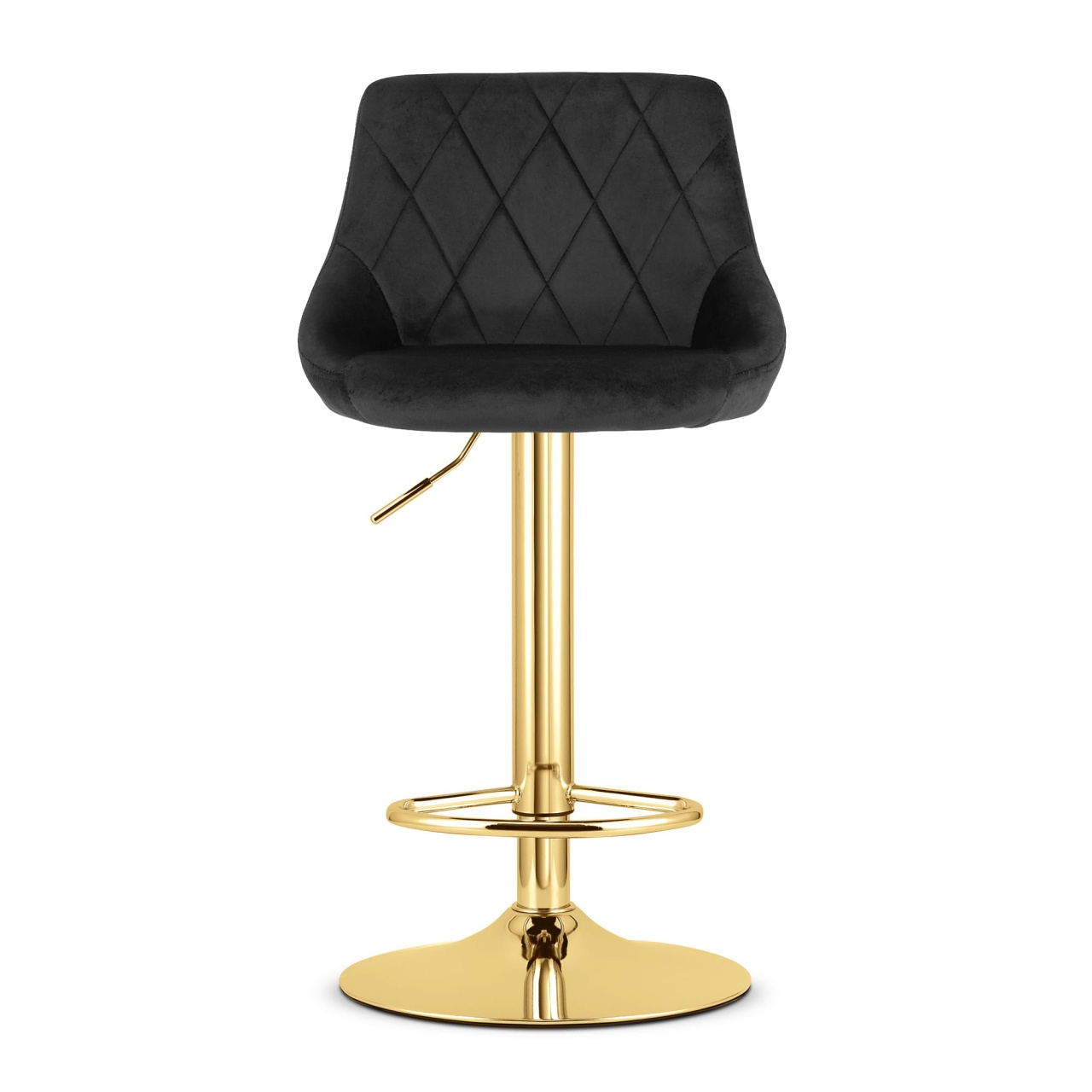 Barska stolica Kast black / gold baza