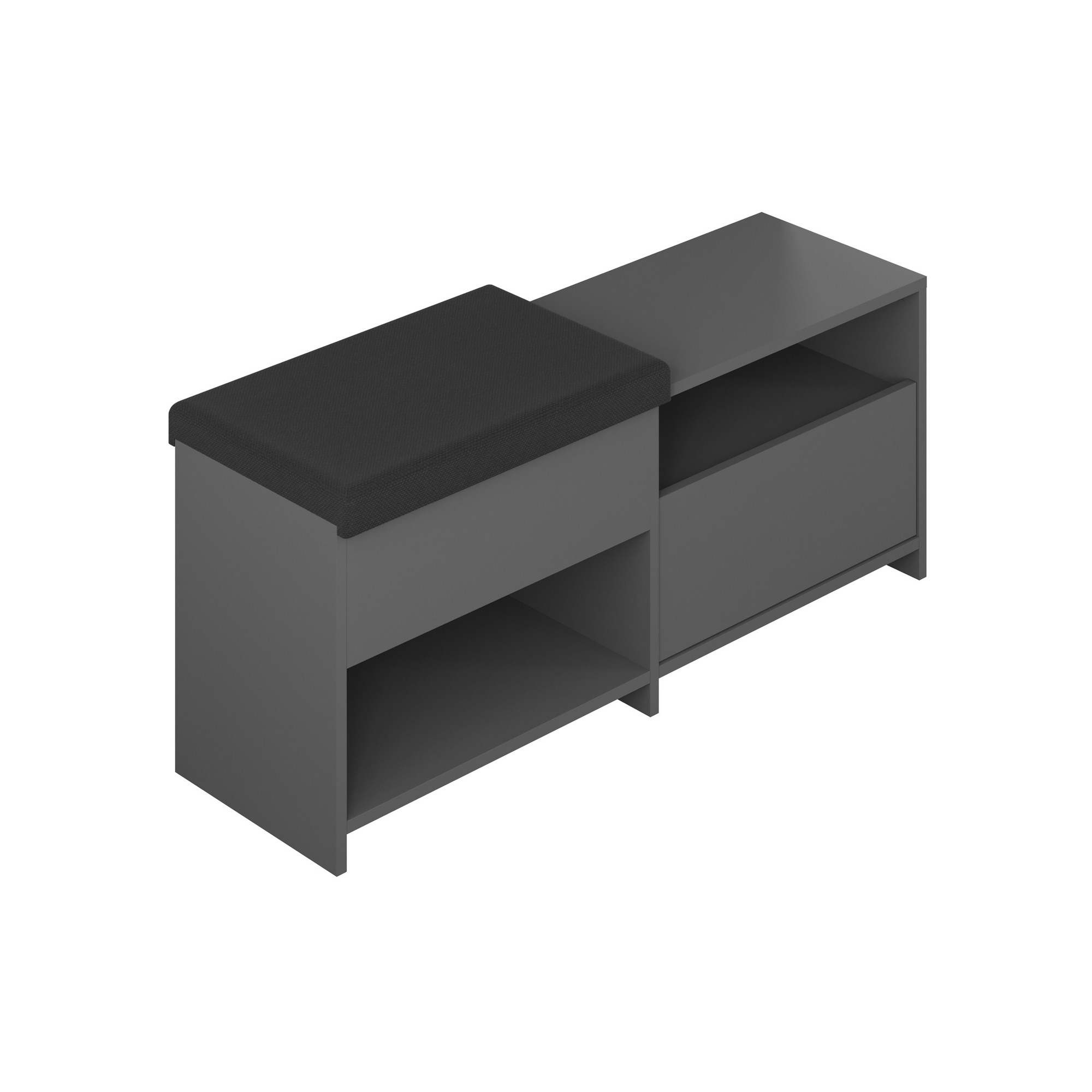 Cipelarnik Filux Bench - Antracit