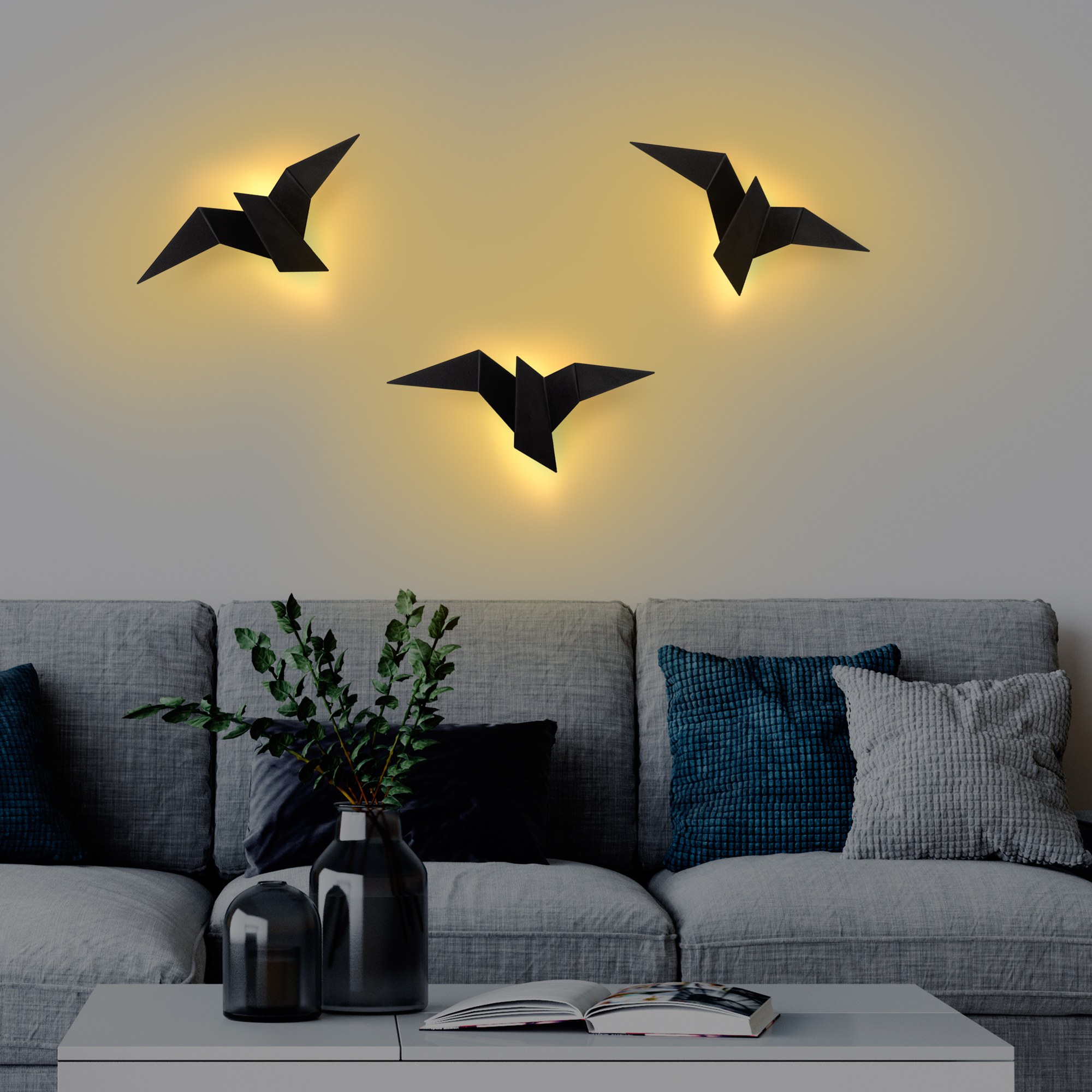 Zidna lampa Pacalı - 13500 - L Crna