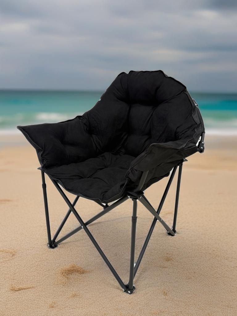 SKLOPIVA STOLICA ZA KAMPOVANJE RELAX BLACK BOLZZ