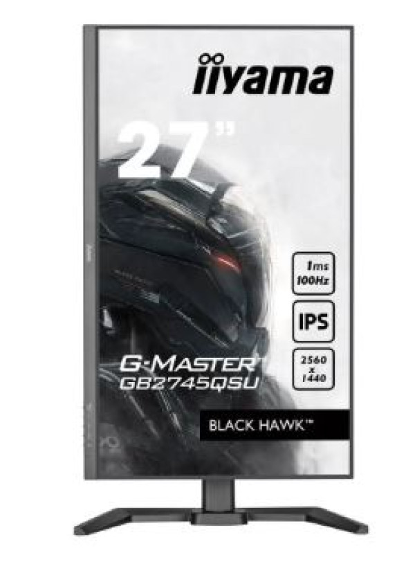 Monitor 27" Iiyama GB2745QSU-B2 IPS 2560x1440/100Hz/1ms/HDMI/DP/USB/pivot