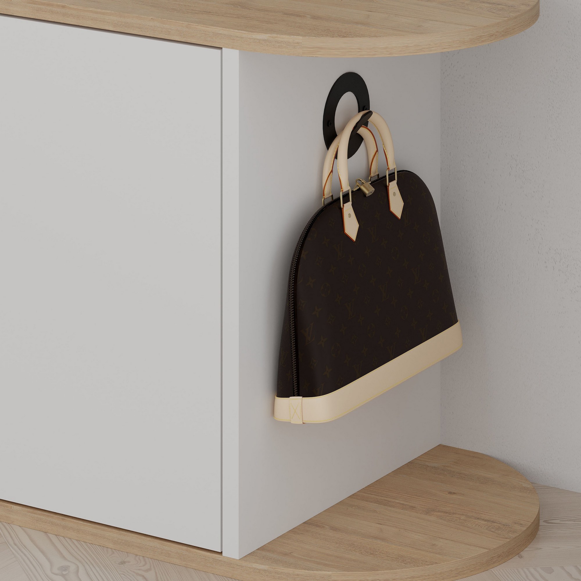 Cipelarnik Nova Shoe Bench - Hrast, Bela