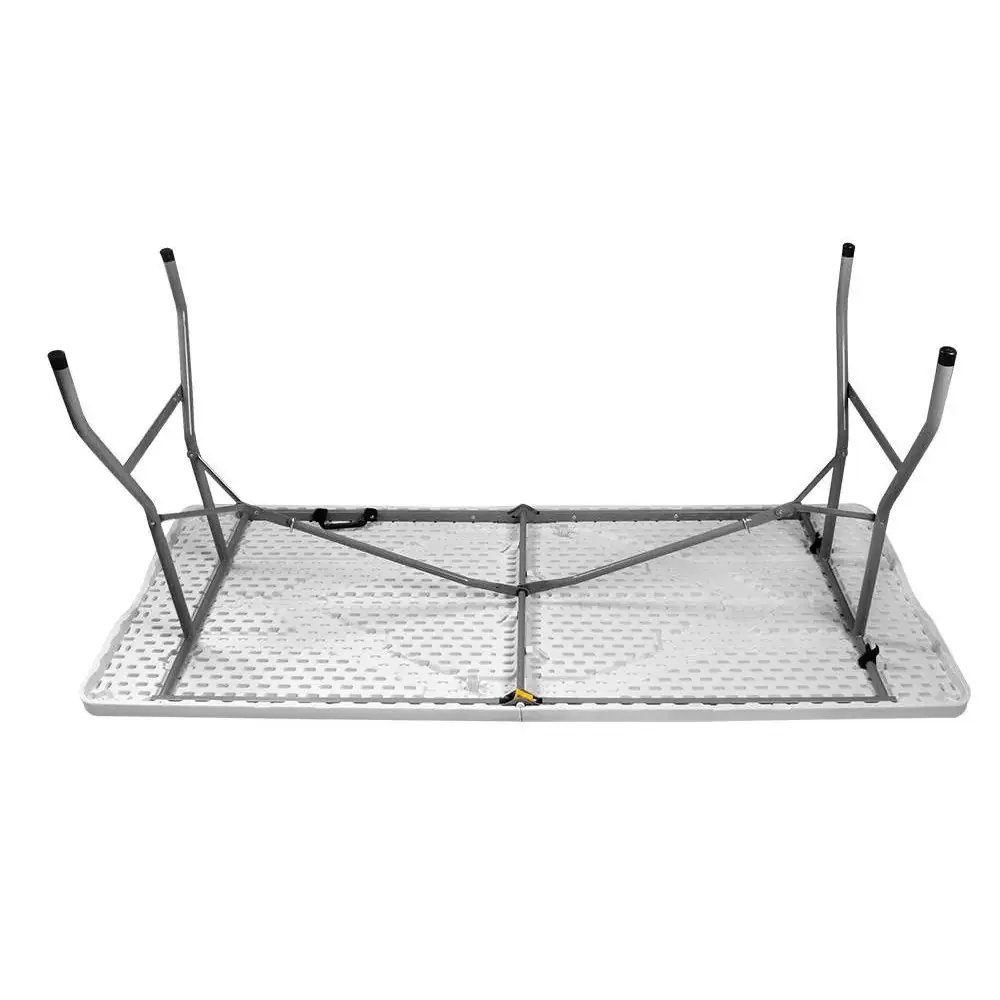 Gardlov Sklopivi Plastični Sto sa Klupama Beli 180cm