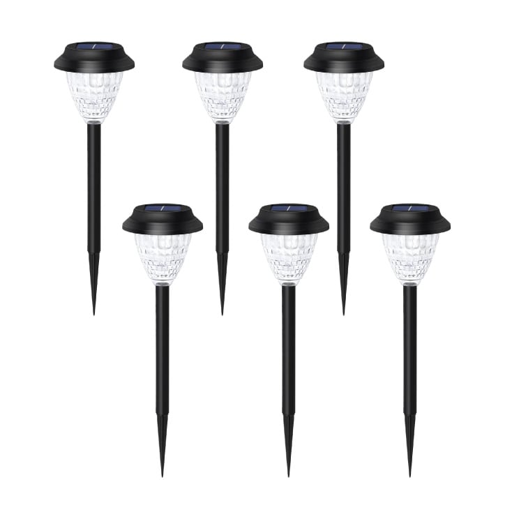 Solarna RGB+toplo bela baštenska lampa - 6 kom.
