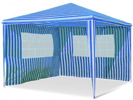 TH Paviljon Garden Star 3x3m Plavo Beli