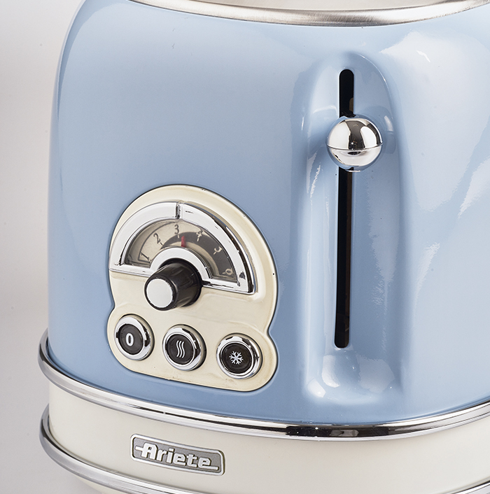 Ariete VINTAGE, Toster, plavi(155), za 2 parčeta, 810W