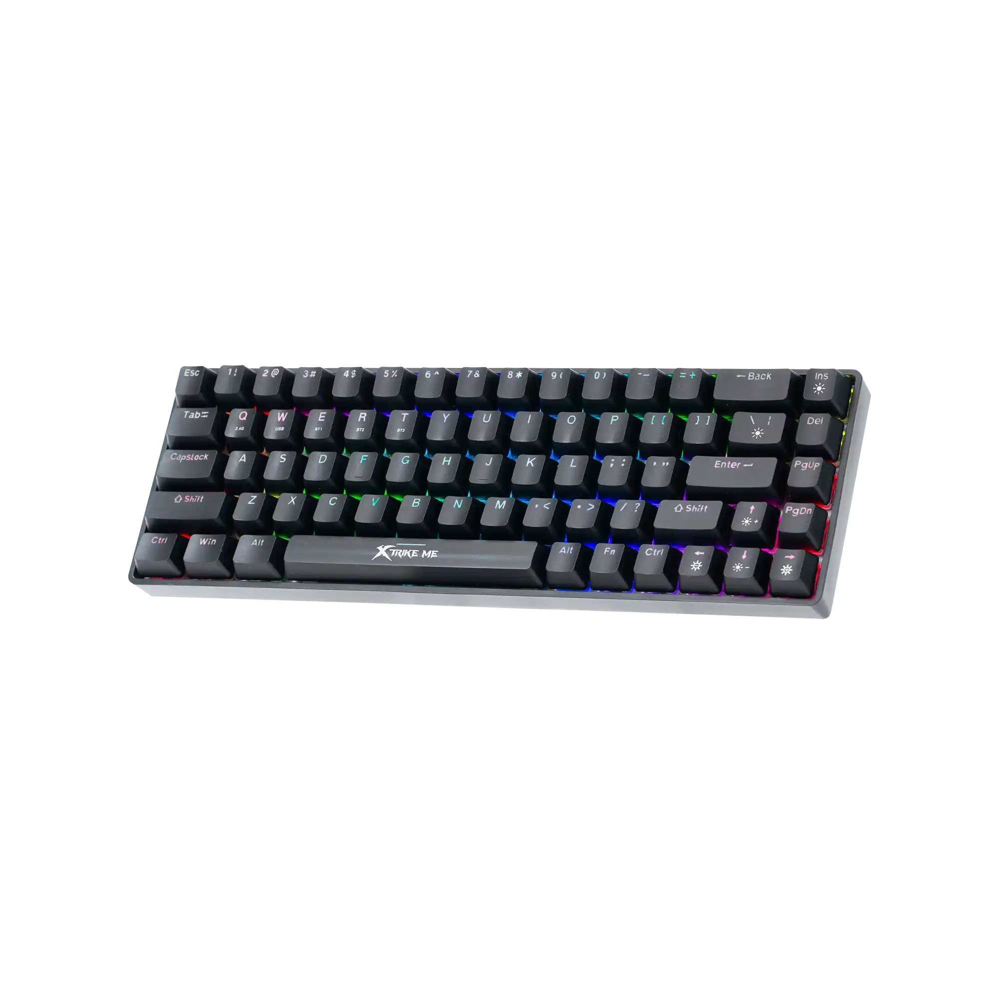 Mehanička bežična tastatura XTRIKEME GK994W BK ARGB