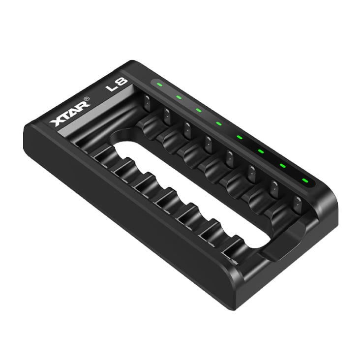 XTAR USB punjač AAA/AA Li-ion i Ni-MH akumulatora do 8 kom.