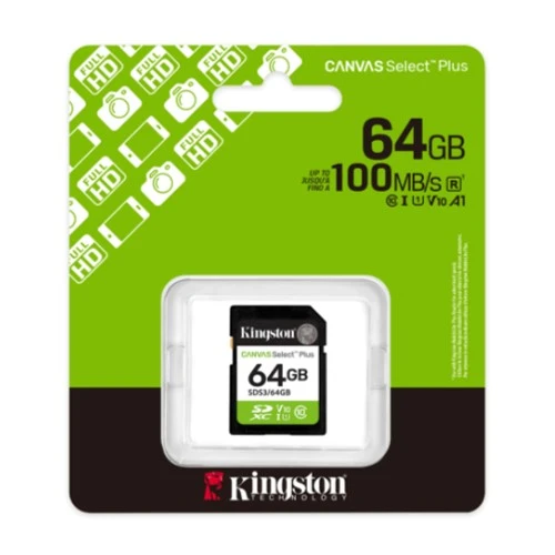 Micro SD Card 64B Kingston SDS3/64GB class 10 100MBs