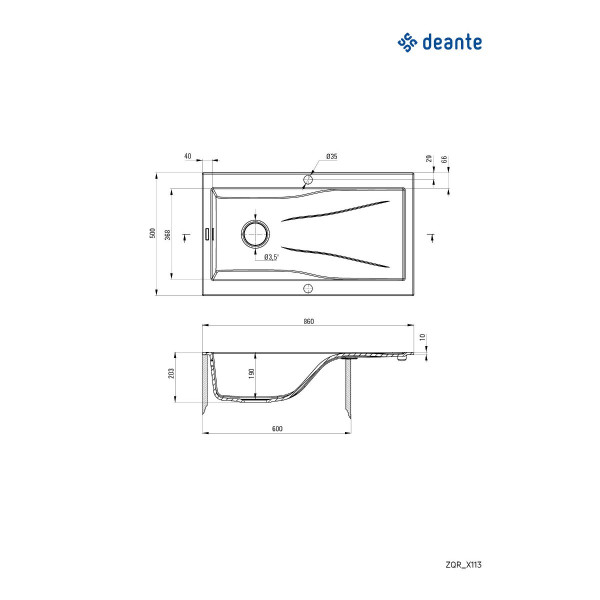 Deante Sudopera Rapsodia 86/MGR/0 ZQR S113