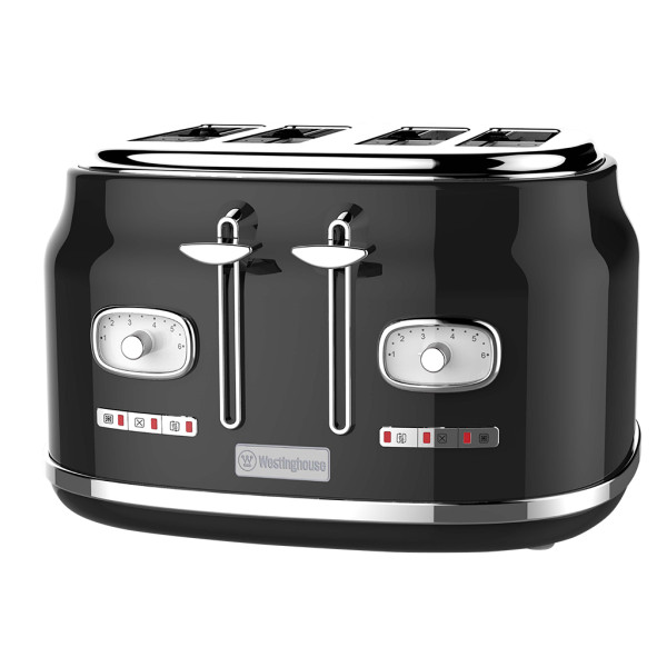 Retro toster 4 parceta crni WKTTB809BK