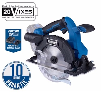Aku ručni cirkular kružna testera Brushless IXES BC-HCS165-X – Solo Scheppach +POKLON BATERIJA 2Ah I PUNJAČ