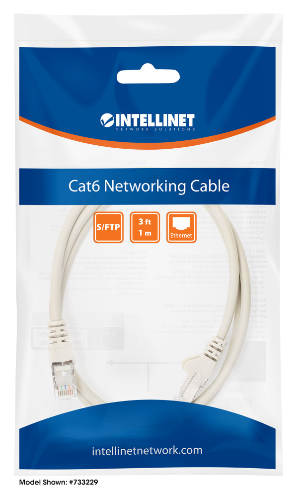 LAN SFTP kabl intellinet 733274 Cat6 CU/Sivi/7,5m
