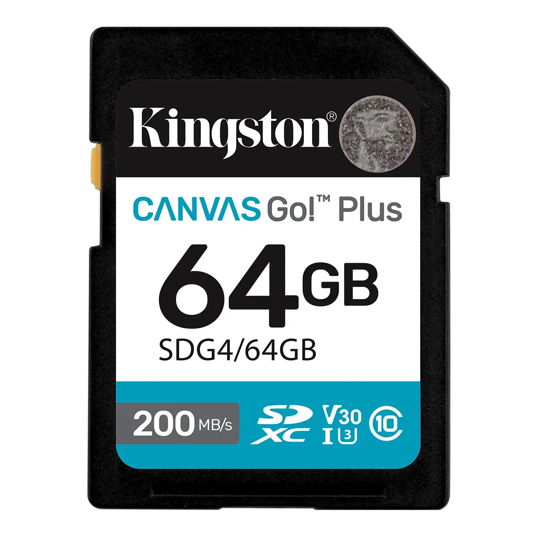 SD Card 64B Kingston SDG4/64GB class 10 200Mbs/100MBs