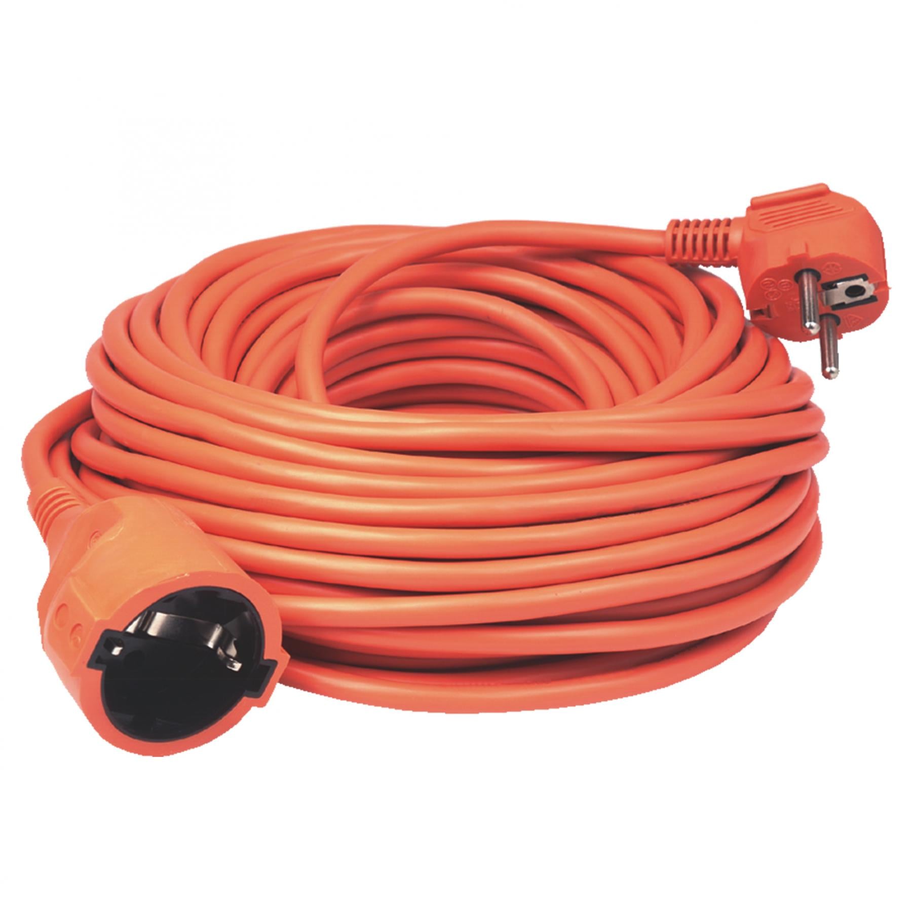Produžni kabel, 5 m, 3x1.5 mm2, narandžasti