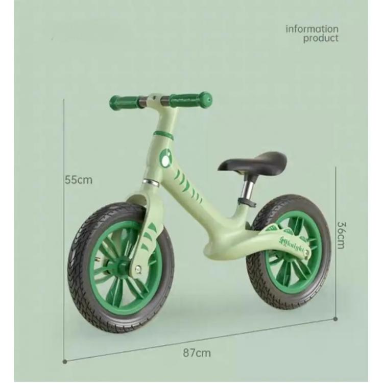 BIC.12 BALANCE BIKE GREEN  