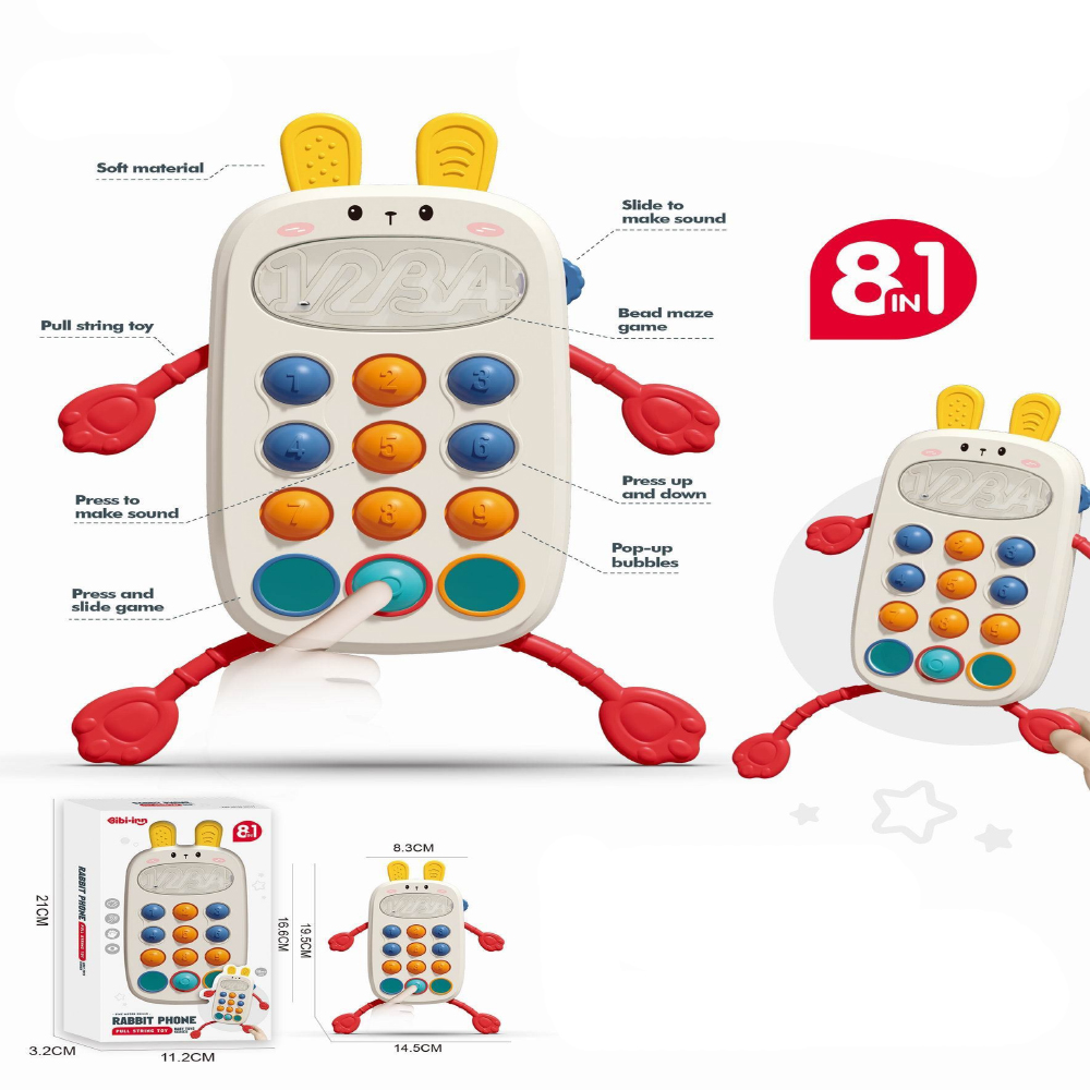 BEBI INTERAKTIVNI TELEFON U OBLIKU ZEKE