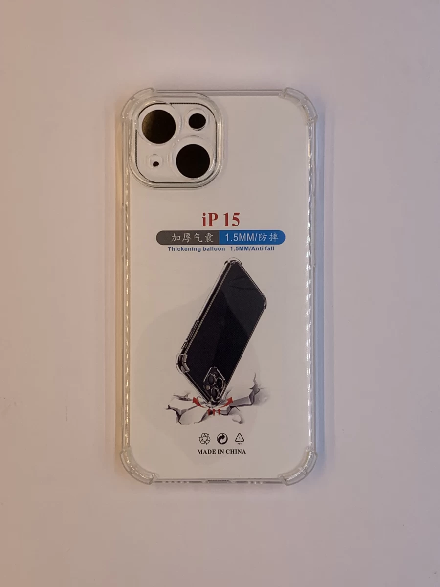 iPhone 15 transparent sa ojačanim ivicama