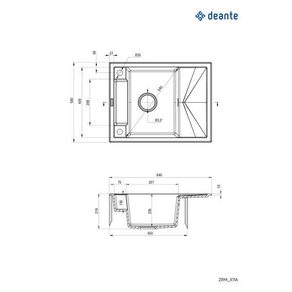 Deante sudopera Magnetic 64/MGRA/O ZRM S11A
