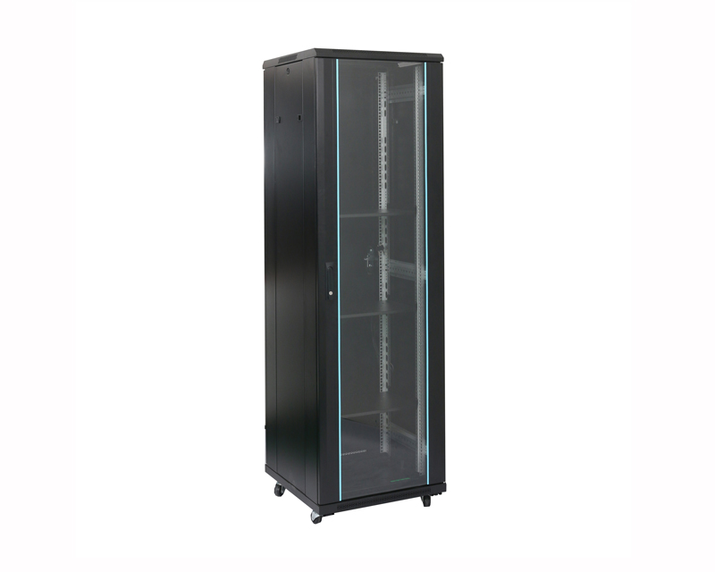 Rack orman samostojeći, 37U, 600x800, staklena vrata (pakovanje od 4 kutije)