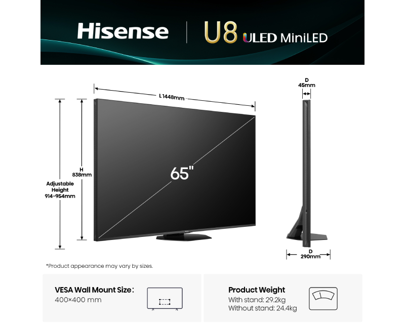 65 inča 65U8Q ULED 4K UHD Smart TV outlet