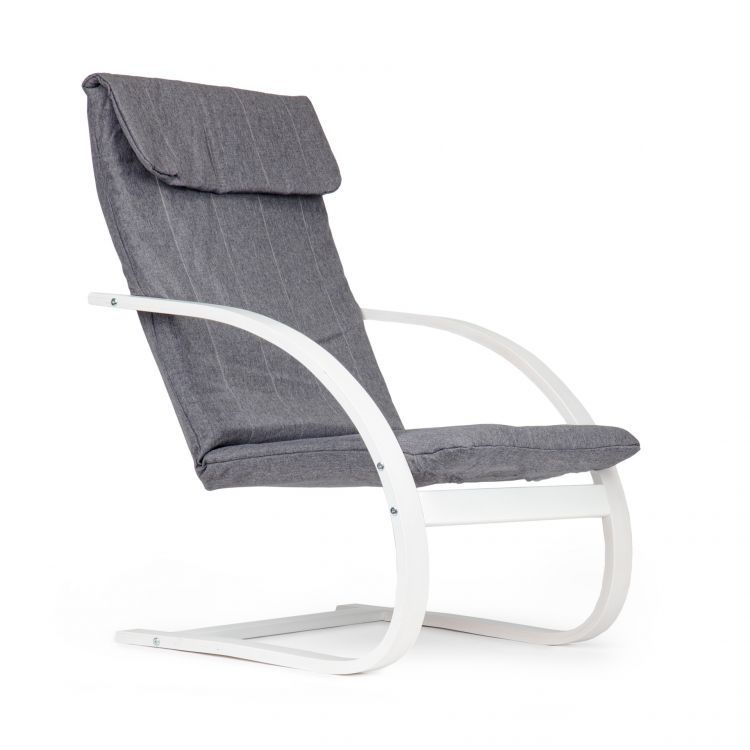 Stolica za ljuljanje white/charo MODERNHOME