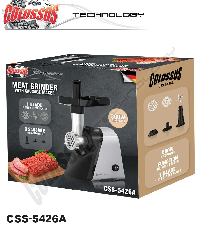 COLOSSUS Električni mlin za meso, kobasice i ćufte CSS-5426A